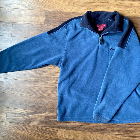 Nevada zip up blue sweater, XL relaxed baggy fit for cold weather. - Picture 2 of 6